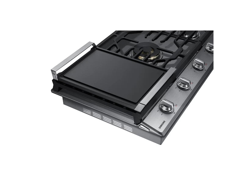 Samsung 36" Smart Gas Cooktop with 22K BTU Dual Power Burner in Stainless Steel - Other (NA36N7755TSAA)