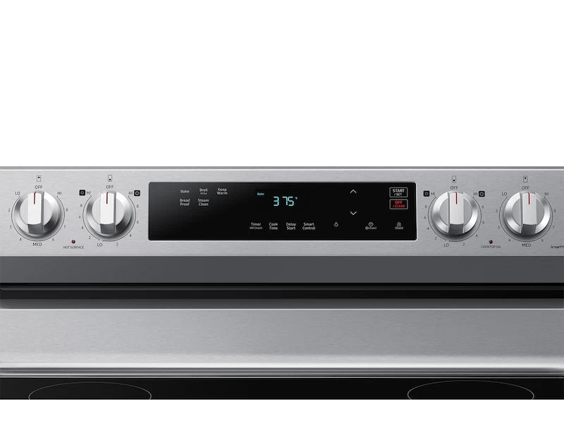 SAMSUNG Freestanding Electric Range - Stainless Steel (NE63A6111SSAA)