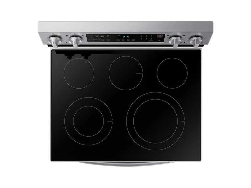 Samsung 6.3 cu. ft. Smart Freestanding Electric Range with No-Preheat Air Fry & Convection in Stainless Steel - Other (NE63A6511SSAA)