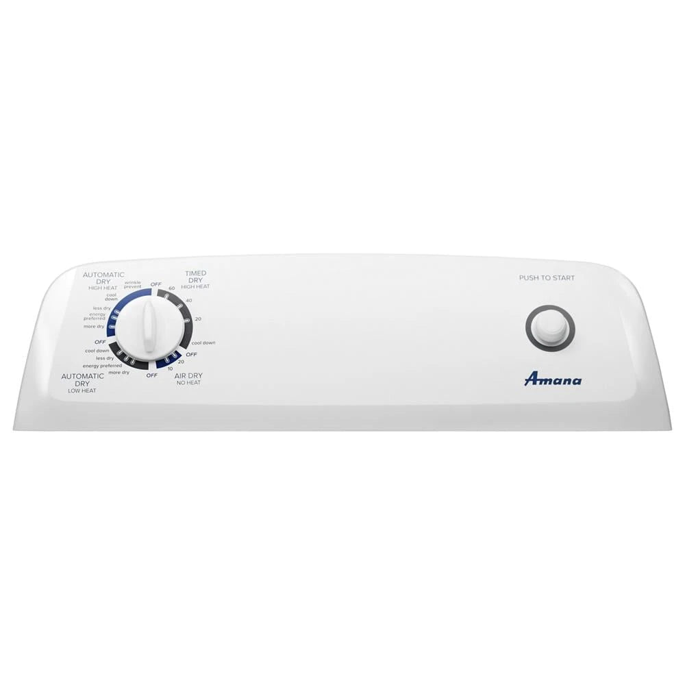 AMANA 6.5 cu. ft. Electric Dryer with Wrinkle Prevent Option - White (NED4655EW)