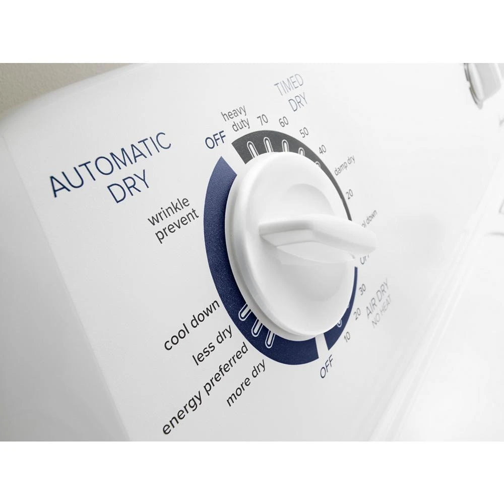 AMANA 6.5 cu. ft. Electric Dryer with Wrinkle Prevent Option - White (NED4655EW)