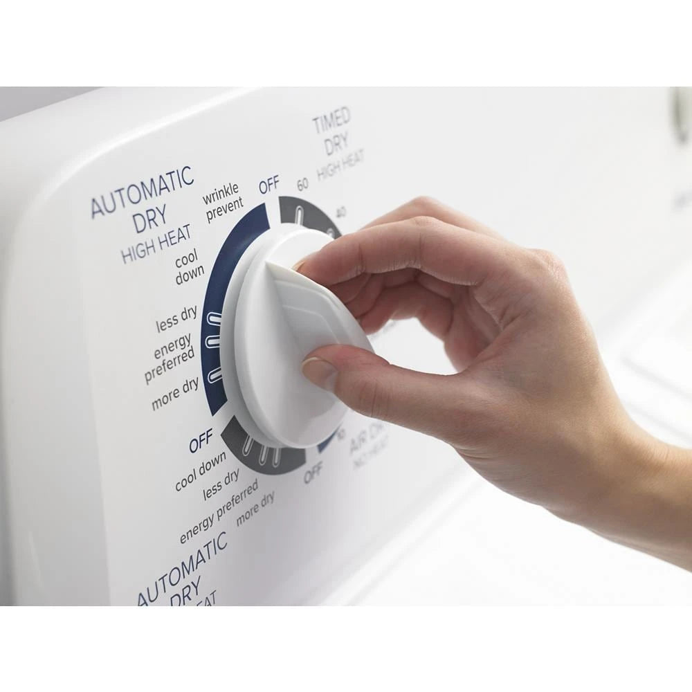 AMANA 6.5 cu. ft. Electric Dryer with Wrinkle Prevent Option - White (NED4655EW)