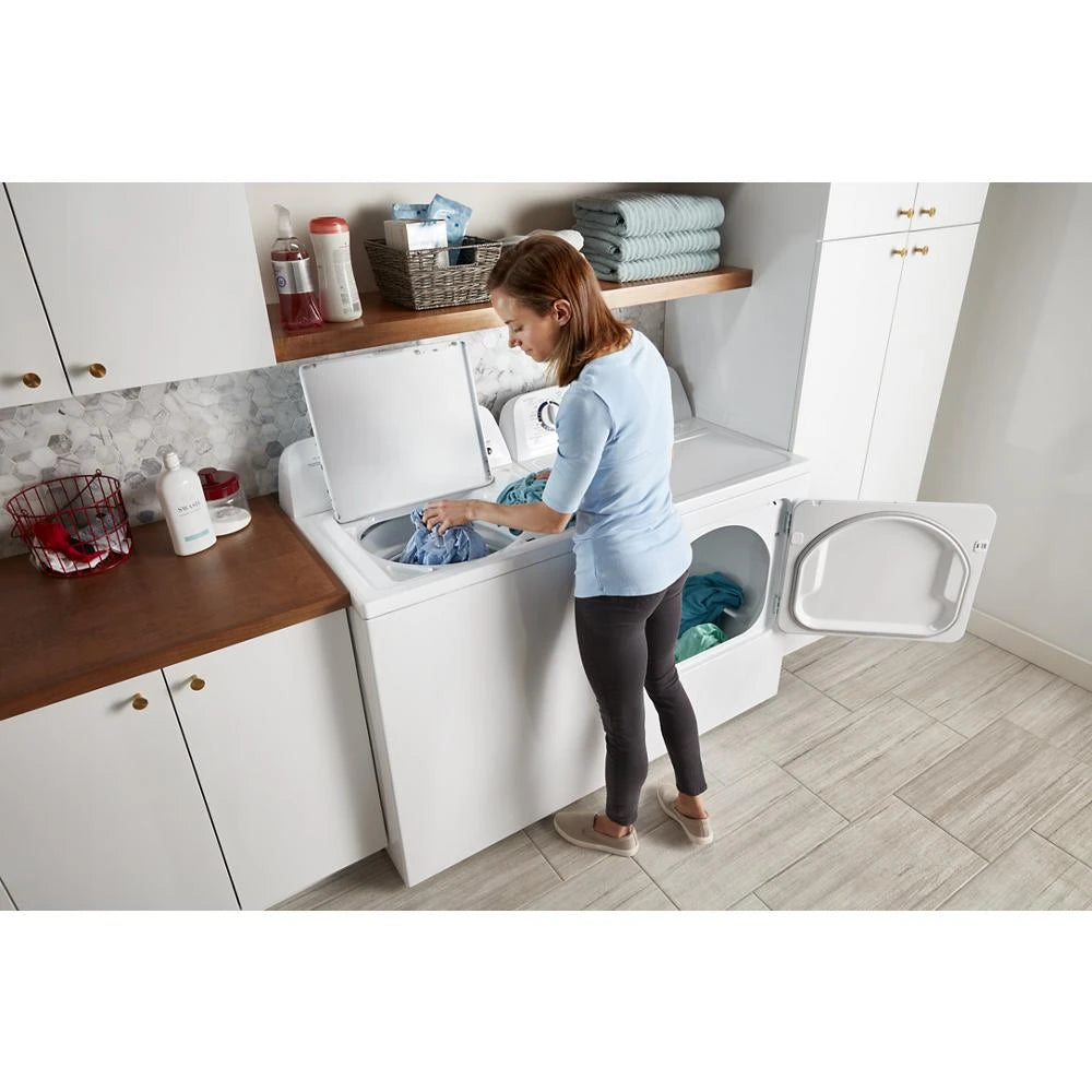 AMANA 6.5 cu. ft. Electric Dryer with Wrinkle Prevent Option - White (NED4655EW)