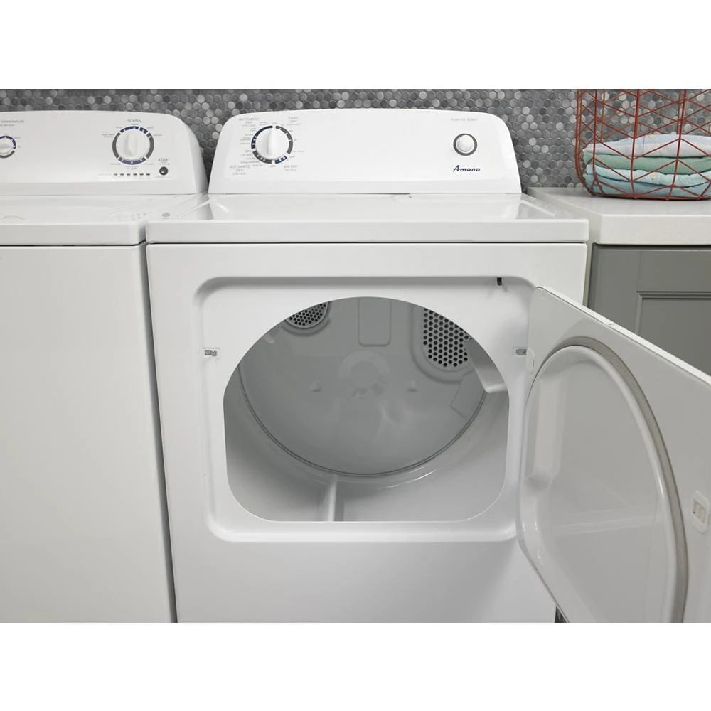 AMANA 6.5 cu. ft. Electric Dryer with Wrinkle Prevent Option - White (NED4655EW)