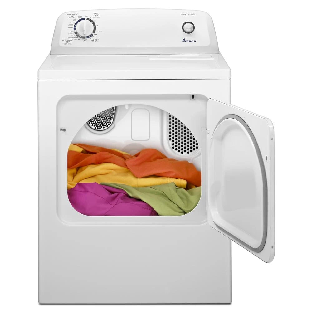 AMANA 6.5 cu. ft. Electric Dryer with Wrinkle Prevent Option - White (NED4655EW)