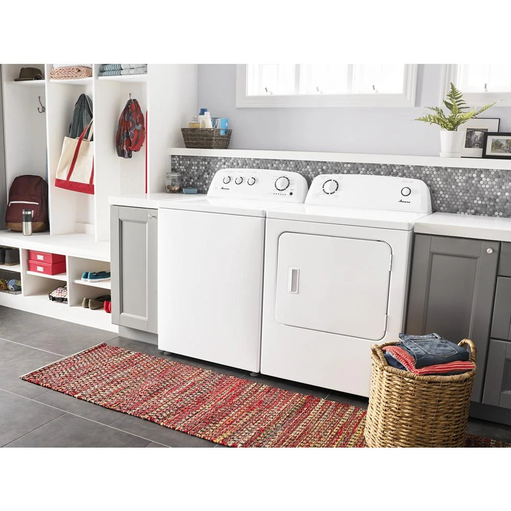 AMANA 6.5 cu. ft. Electric Dryer with Wrinkle Prevent Option - White (NED4655EW)