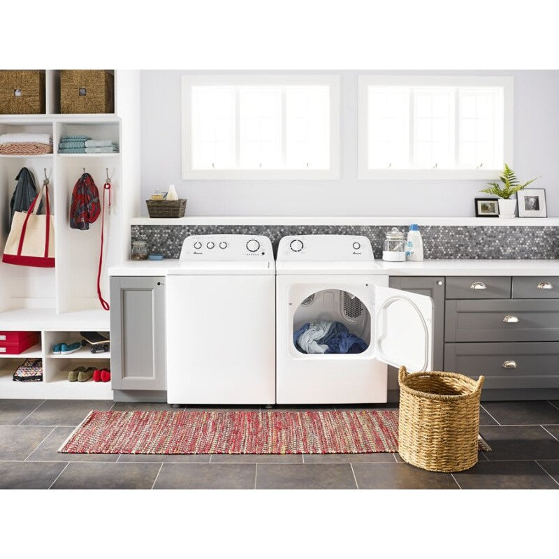 AMANA 6.5 cu. ft. Electric Dryer with Wrinkle Prevent Option -  (NED4655EW)