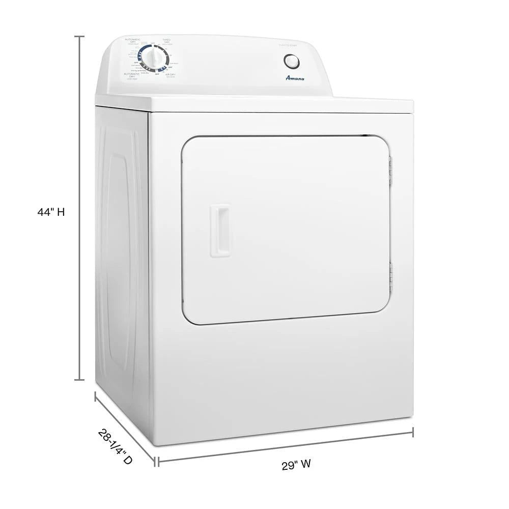 AMANA 6.5 cu. ft. Gas Dryer with Wrinkle Prevent Option - White (NGD4655EW)