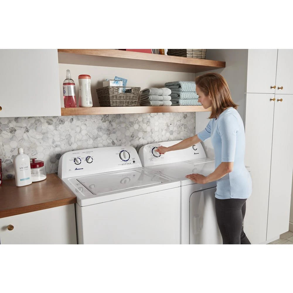 AMANA 6.5 cu. ft. Gas Dryer with Wrinkle Prevent Option - White (NGD4655EW)