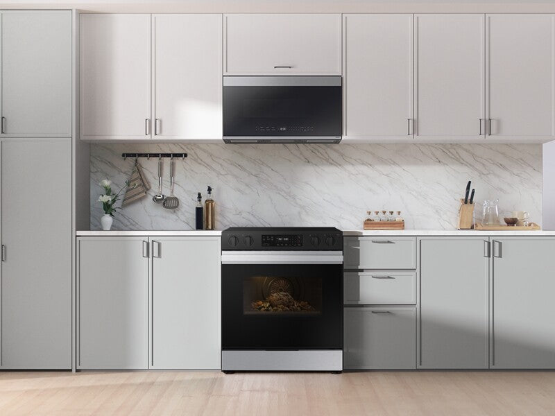 SAMSUNG Fingerprint Resistant | Wi-Fi | 6.3 cu.ft. - Stainless Steel (NSE6DG8100SRAA)