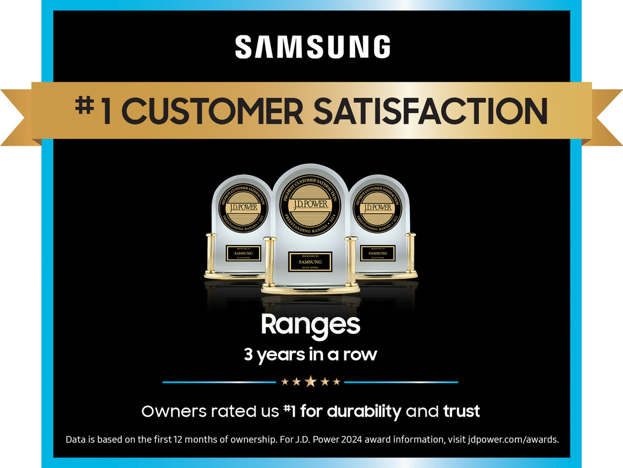 Samsung Bespoke 6.0 cu. ft. Smart Slide-In Gas Range with Precision Knobs in Stainless Steel - Other (NSG6DG8100SRAA)