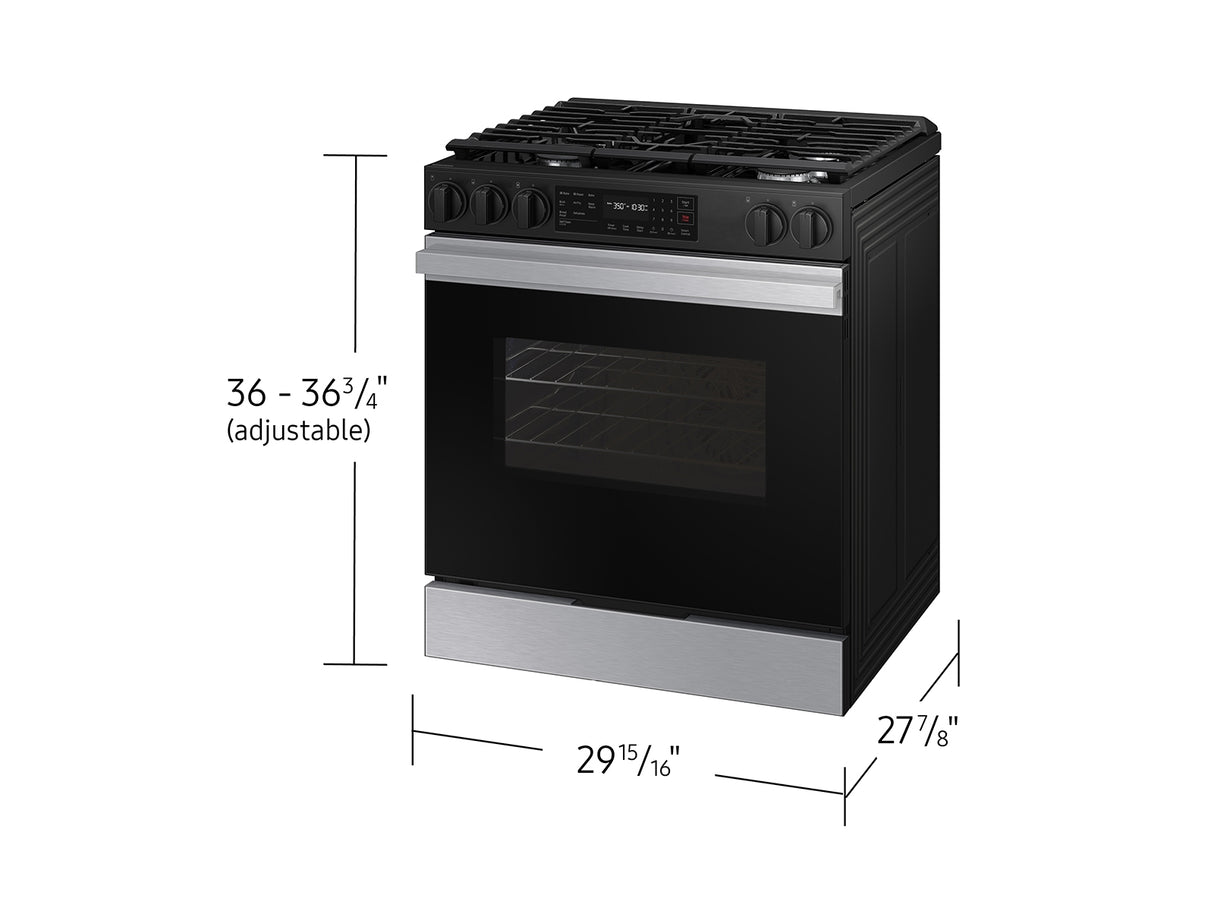 SAMSUNG Fingerprint Resistant | Wi-Fi | 6.0 cu.ft. - Stainless Steel (NSG6DG8100SRAA)