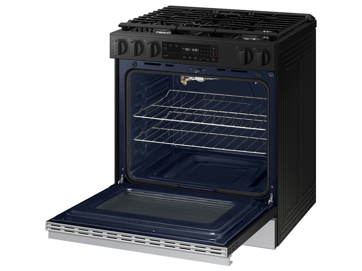 SAMSUNG Fingerprint Resistant | Wi-Fi | 6.0 cu.ft. - Stainless Steel (NSG6DG8100SRAA)