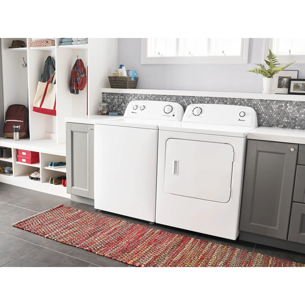 AMANA 3.5 cu. ft. Top-Load Washer with Dual Action Agitator - White (NTW4516FW)