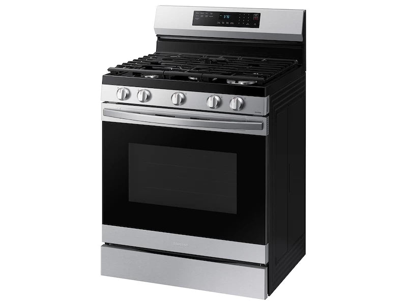Samsung 6.0 cu. ft. Smart Freestanding Gas Range with No-Preheat Air Fry & Convection in Stainless Steel - Other (NX60A6511SSAA)