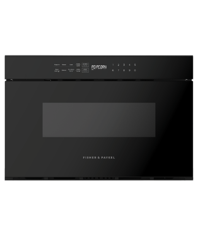 Fisher Paykel Microwave Drawer 24" - Black Glass (OMD24SDB1)