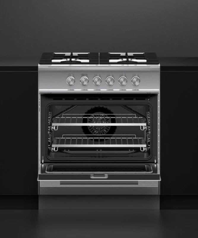Fisher Paykel Gas Range, 30" - Stainless Steel (OR30SDG4X1)