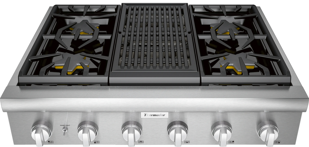 THERMADOR Gas Rangetop 36" - Stainless Steel (PCG364WL)