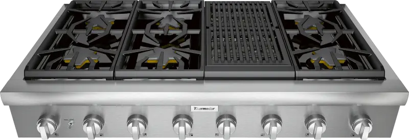 Thermador Gas Rangetop 48" - Stainless Steel (PCG486WL)