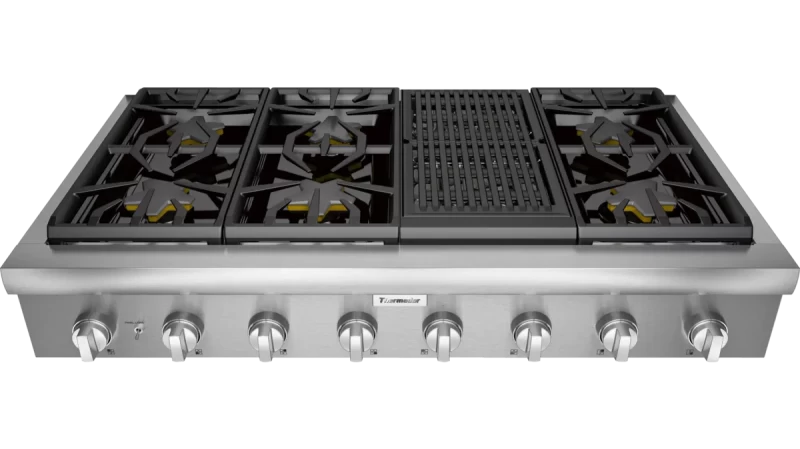 Thermador Gas Rangetop 48" - Stainless Steel (PCG486WL)