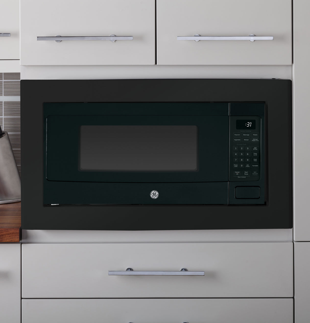 GE Profile 1.1 Cu. Ft. Countertop Microwave Oven - Black (PCHK11S1WBB)