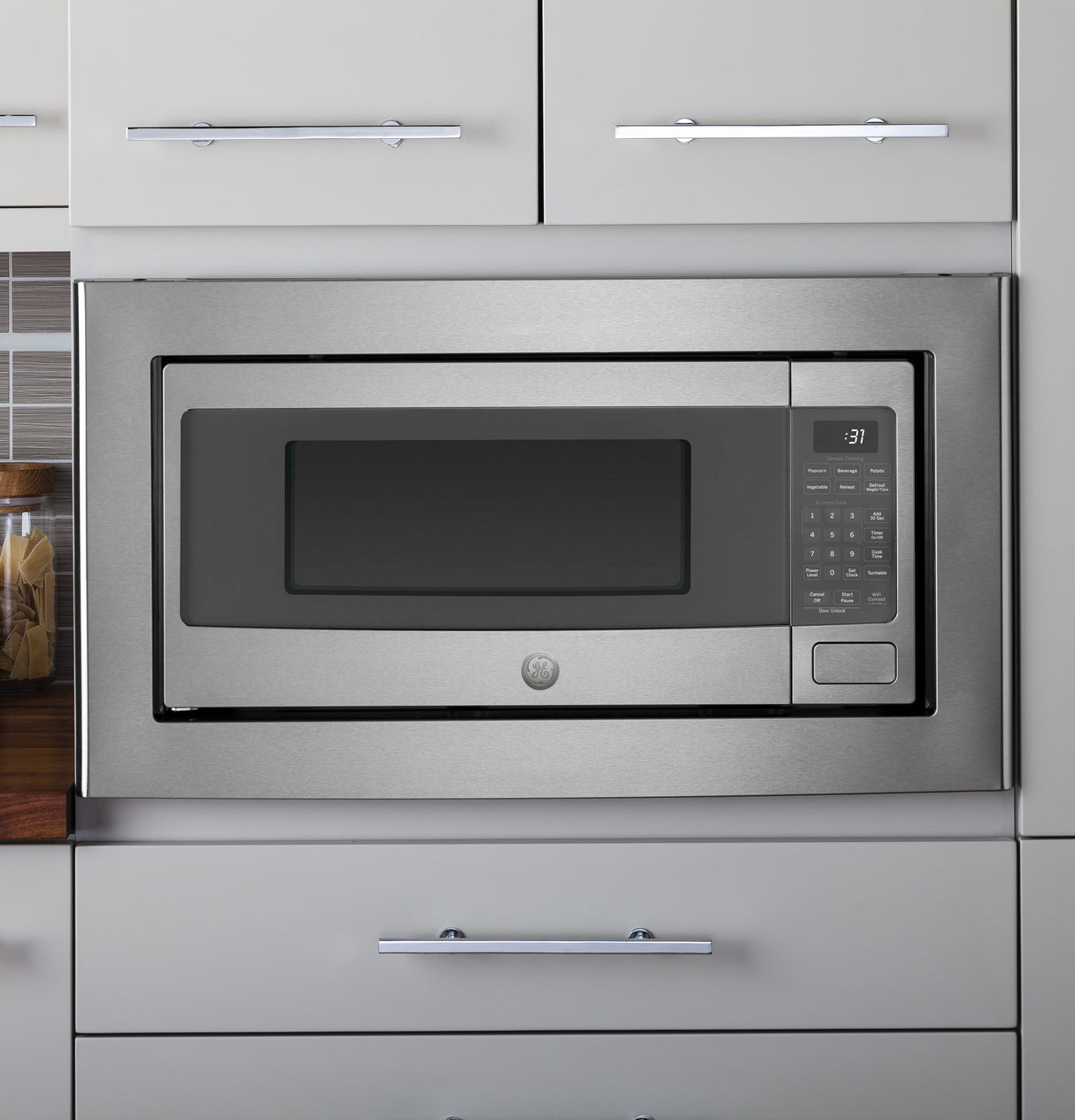 GE Profile 1.1 Cu. Ft. Countertop Microwave Oven - Stainless Steel (PCHK11S1WSS)