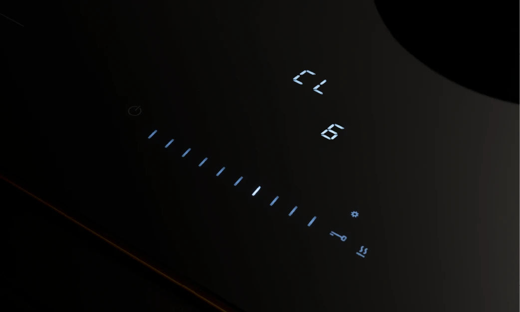 BERTAZZONI 30'' Induction Cooktop with Concealed Central Touch Slider Interface - Black Glass (PE304HB)