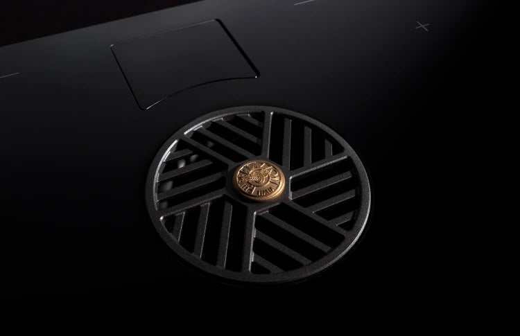 BERTAZZONI 36" Induction downdraft cooktop black glass - Nero (PE364IDDNET)