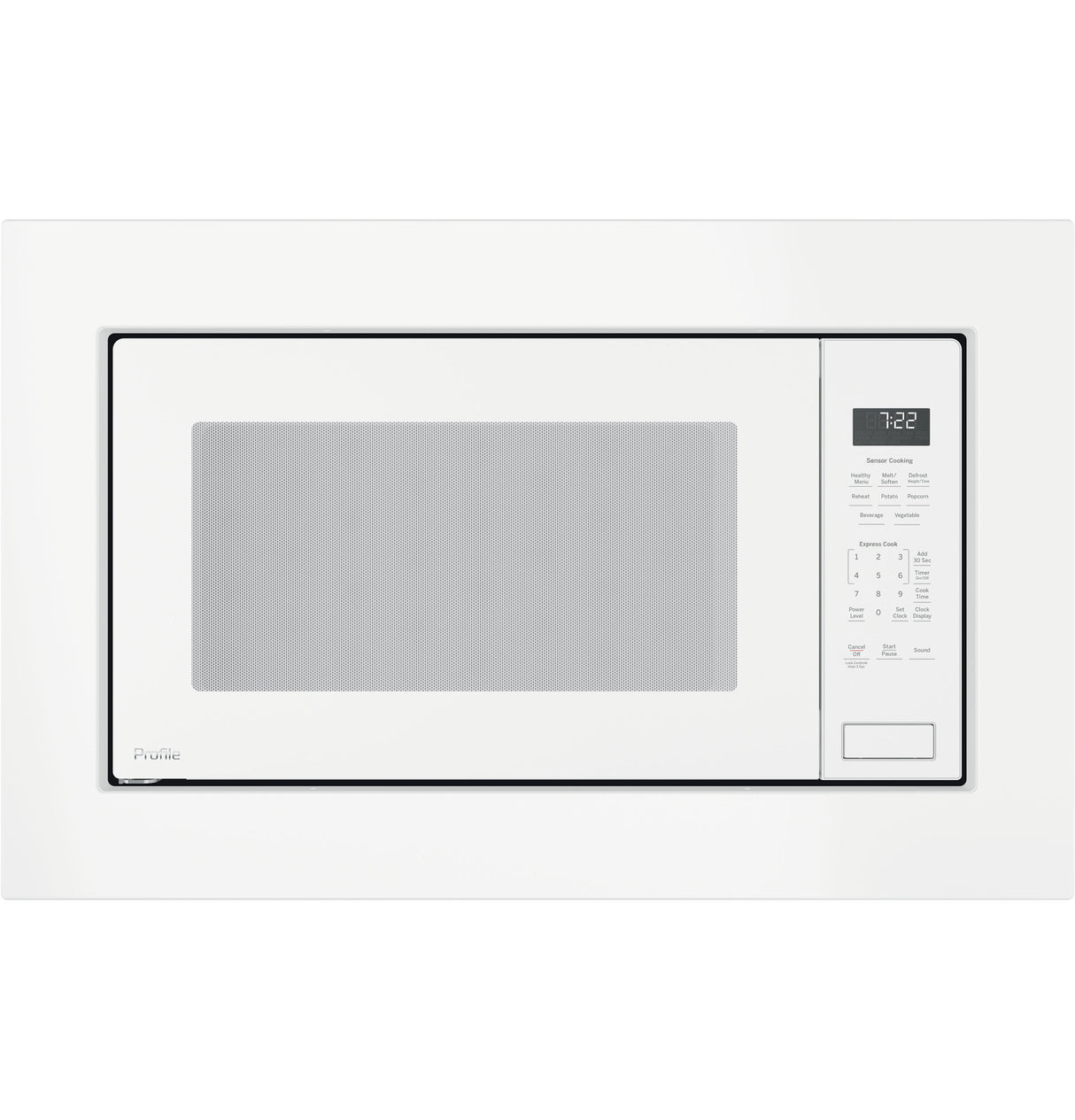 GE Profile 2.2 Cu. Ft. Built-In Sensor Microwave Oven - White (PEB7227DLWW)