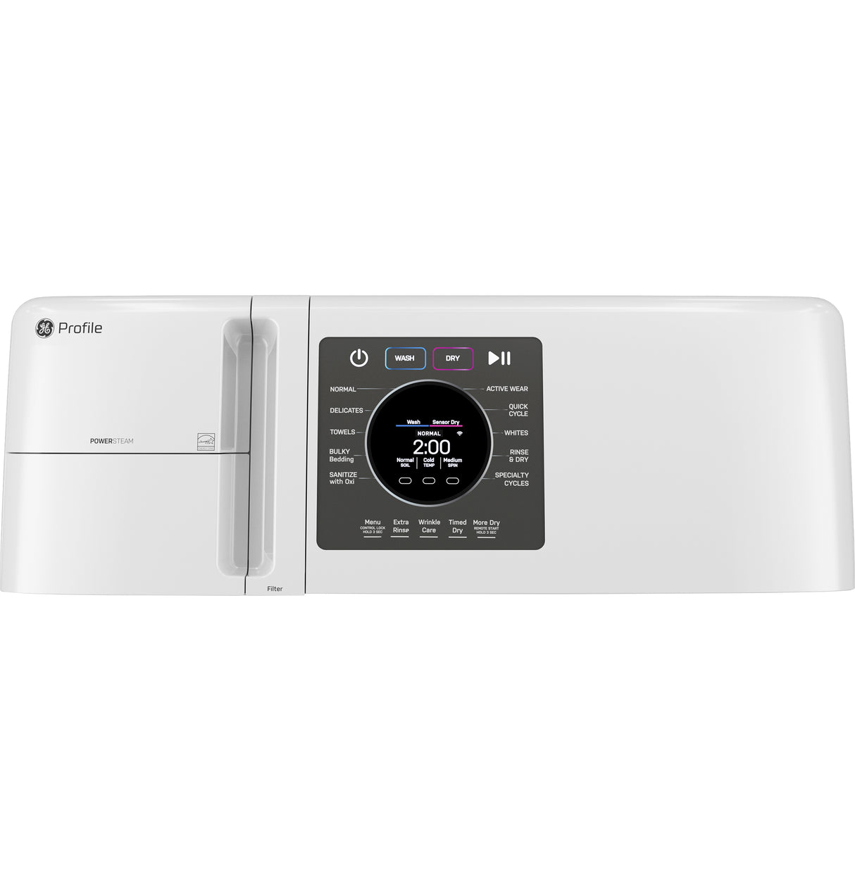 GE Profile 4.6 cu. ft. Capacity UltraFast Combo with Ventless Inverter Heat Pump Technology Washer/Dryer - White (PFQ83HSSWWW)