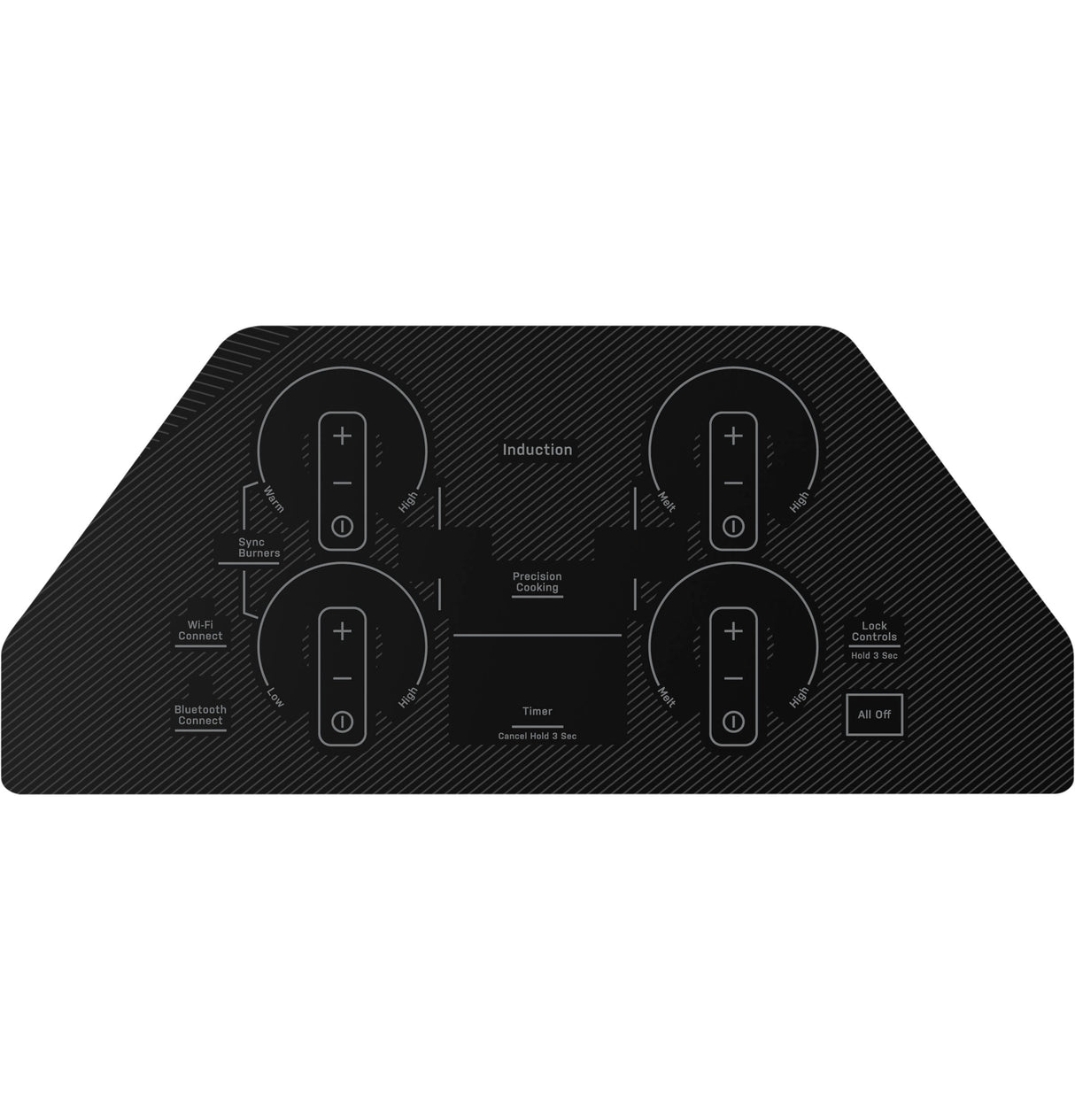 GE Profile 30" Built-In Touch Control Induction Cooktop - Black (PHP9030DTBB)