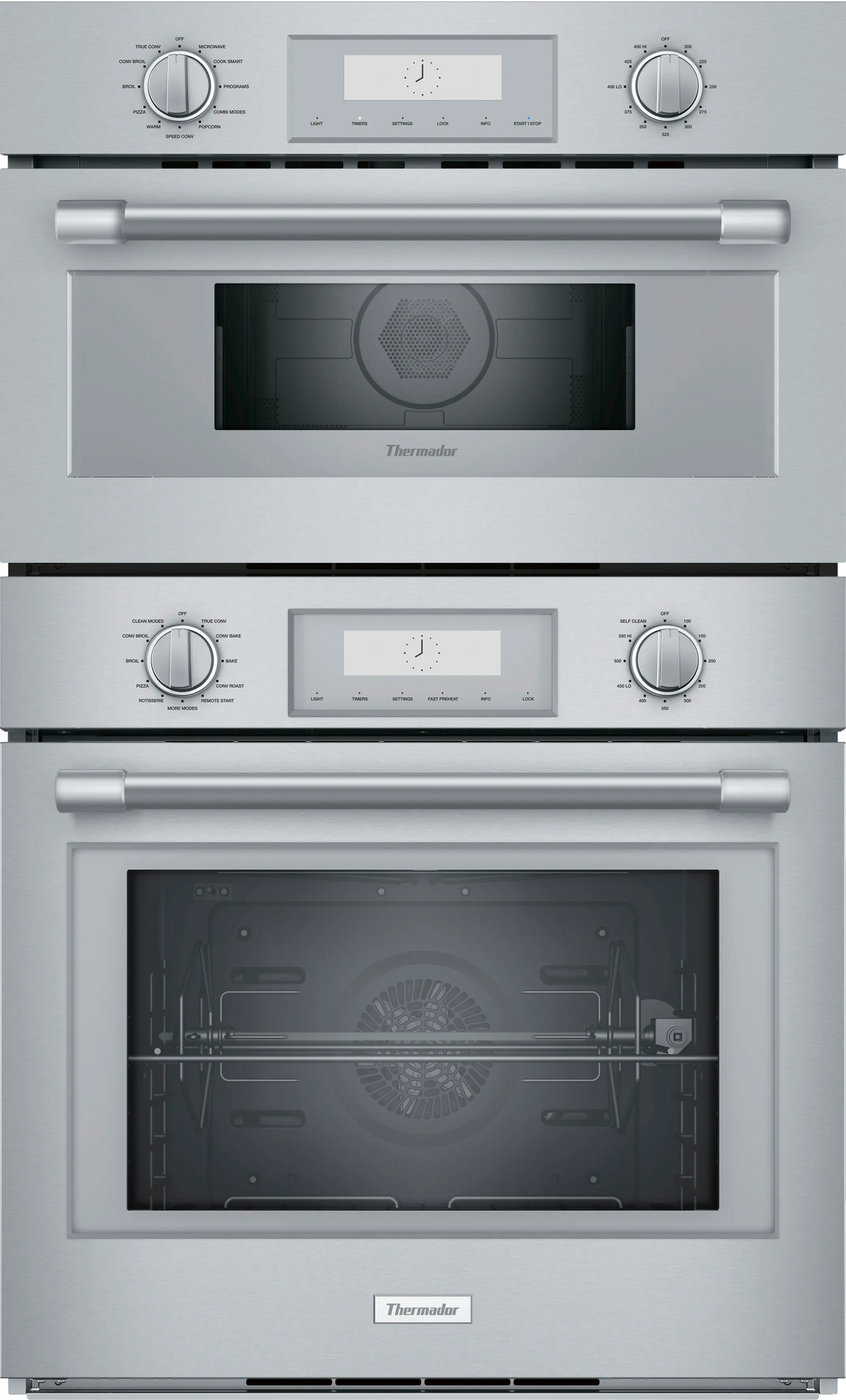 THERMADOR Professional Double Combination Built-in Oven With Speed Oven 30'' - Stainless Steel (PODMC301W)