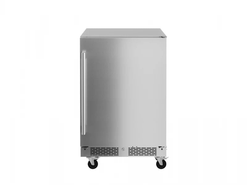 Zephyr 24" Outdoor Single Zone Beverage Cooler - Solid Stainless Steel (PRB24C01ASOD)