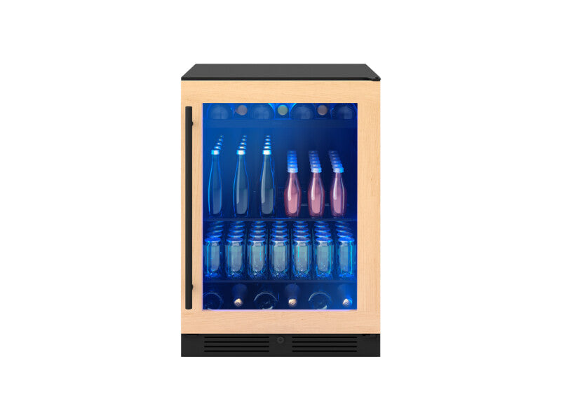 Zephyr 24" Panel Ready Single Zone Beverage Cooler - Panel Ready (PRB24C01CPG)