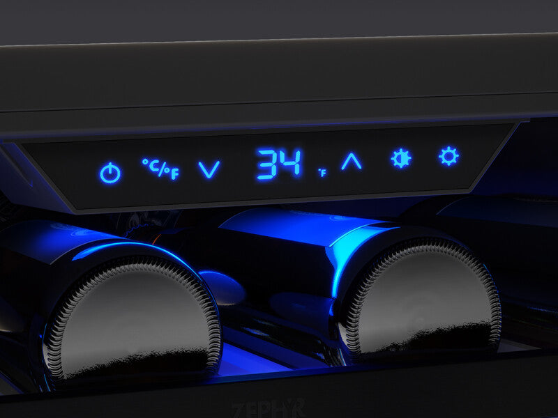 Zephyr 24" Single Zone Beverage Cooler - Panel Ready (PRB24C01CPG)