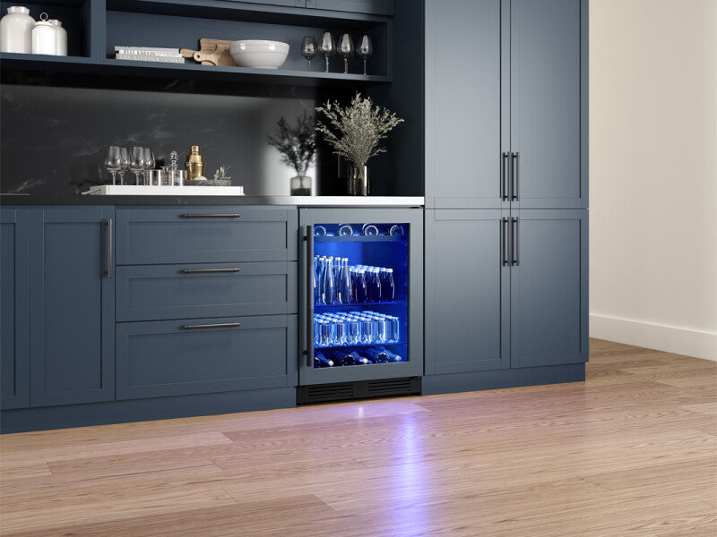 Zephyr 24" Panel Ready Single Zone Beverage Cooler - Panel Ready (PRB24C01CPG)