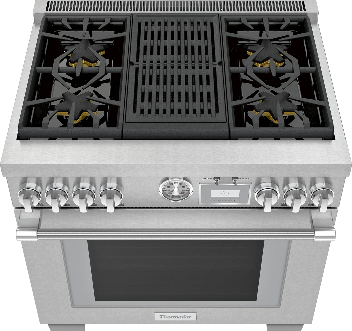 THERMADOR Dual Fuel Professional Range - Stainless Steel (PRD364WLGU)