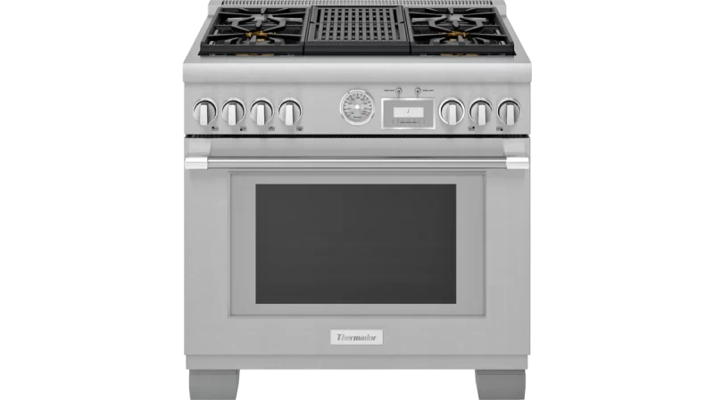 Thermador Dual Fuel Professional Range - Stainless Steel (PRD364WLGU)