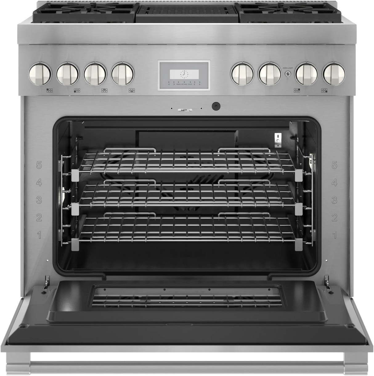 Thermador Dual Fuel Professional Range - Stainless Steel (PRD364WLHU)