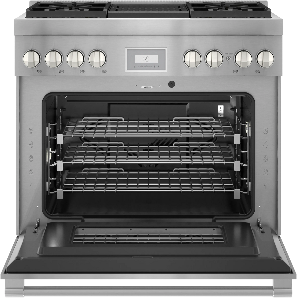 THERMADOR Dual Fuel Professional Range - Stainless Steel (PRD364WLHU)