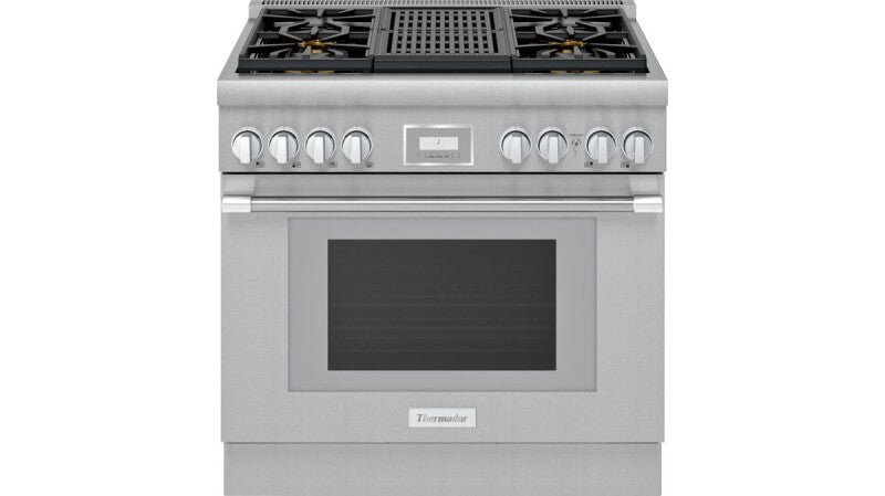 Thermador Dual Fuel Professional Range - Stainless Steel (PRD364WLHU)
