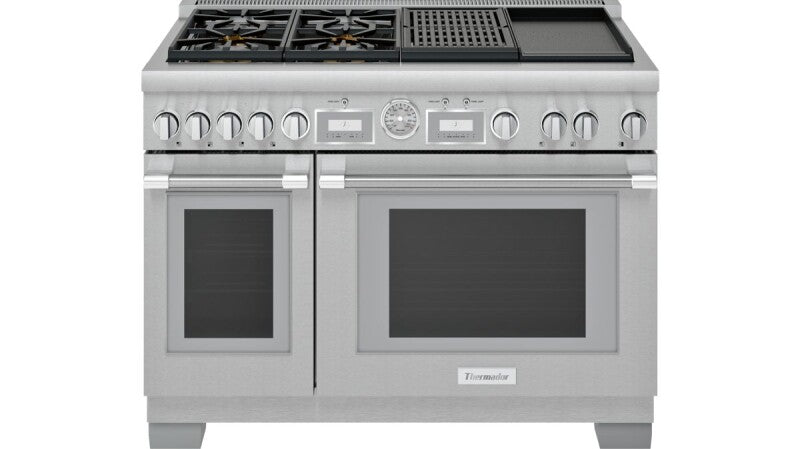 Thermador Dual Fuel Professional Range - Stainless Steel (PRD484WCGU)