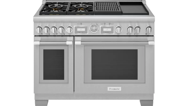 Thermador Dual Fuel Professional Range - Stainless Steel (PRD484WCGU)