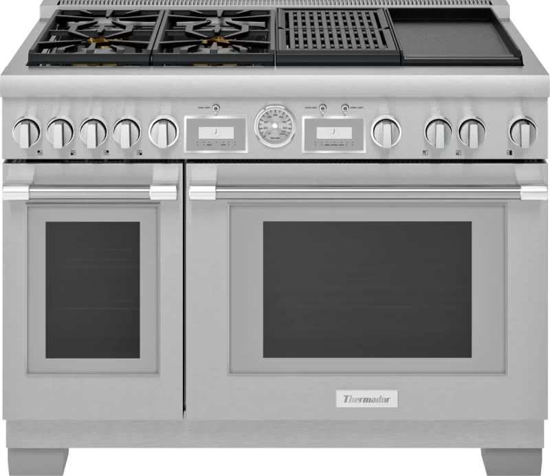 Thermador Dual Fuel Professional Range - Stainless Steel (PRD484WCGU)