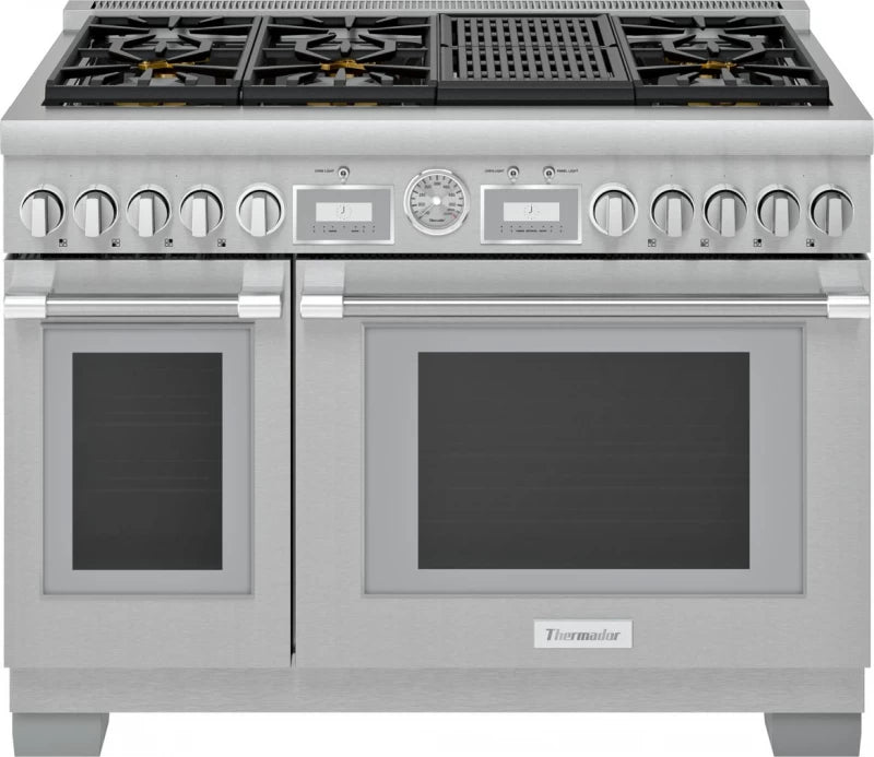 Thermador Dual Fuel Professional Range - Stainless Steel (PRD486WLGU)