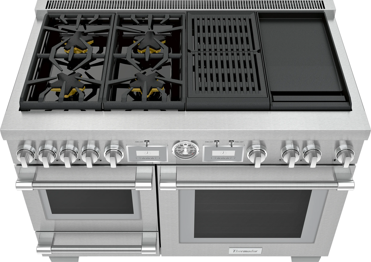 THERMADOR Dual Fuel Professional Range - Stainless Steel (PRD48WCSGU)