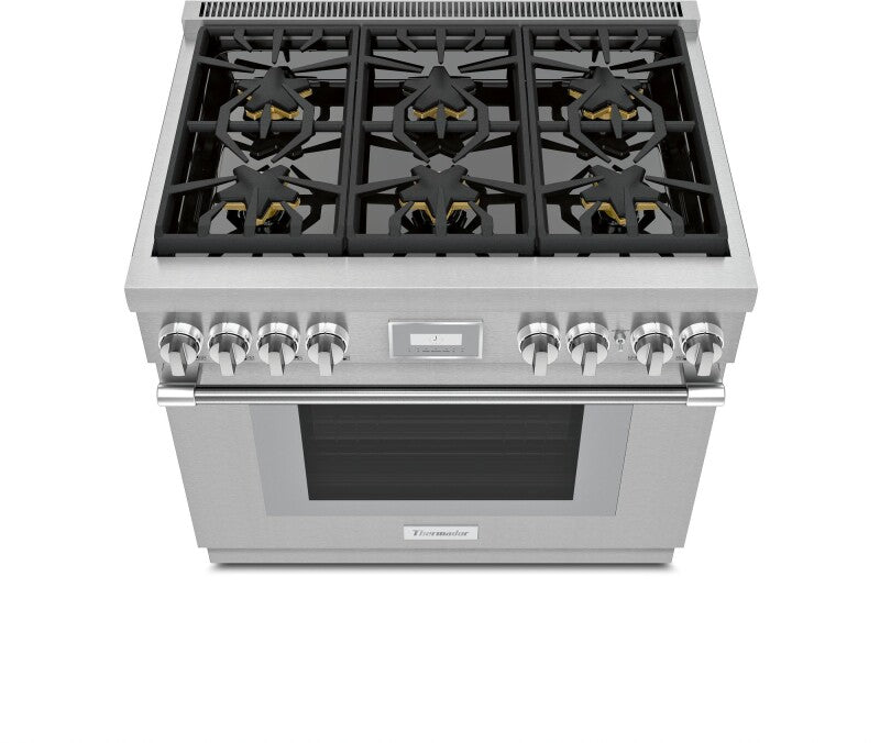 Thermador Gas Professional Range 36" Pro Harmony Standard Depth - Stainless Steel (PRG366WH)