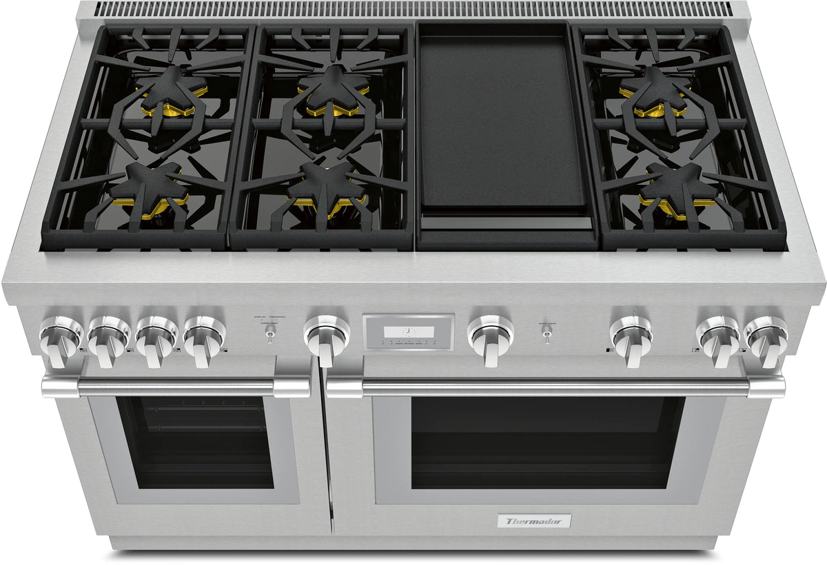 THERMADOR Gas Professional Range 48'' Pro Harmony® Standard Depth - Stainless Steel (PRG486WDH)