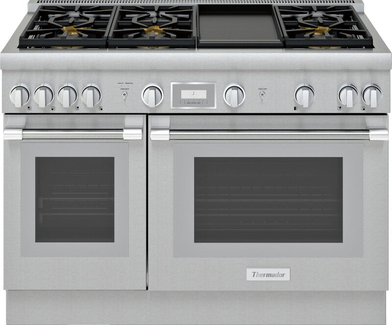Thermador Gas Professional Range 48" Pro Harmony Standard Depth - Stainless Steel (PRG486WDH)