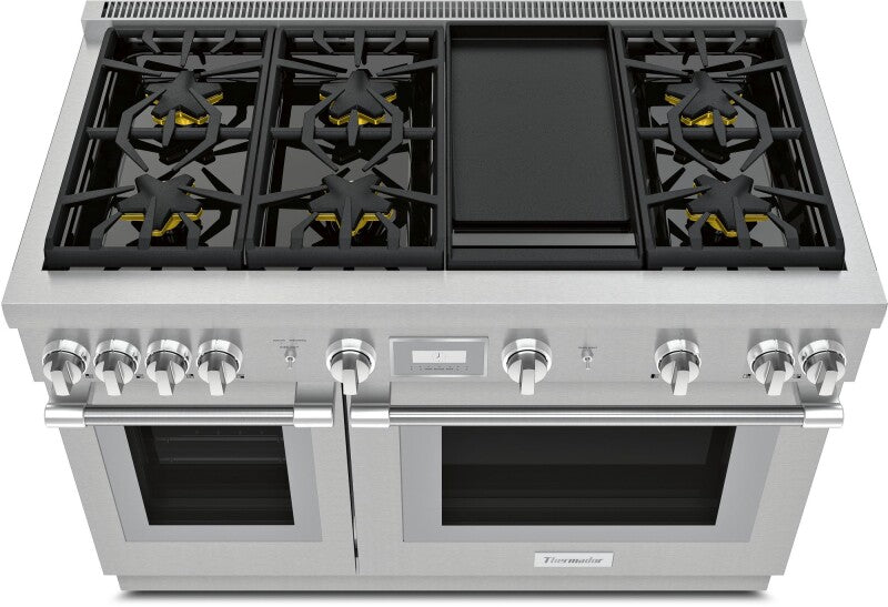 Thermador Gas Professional Range 48" Pro Harmony Standard Depth - Stainless Steel (PRG486WDH)